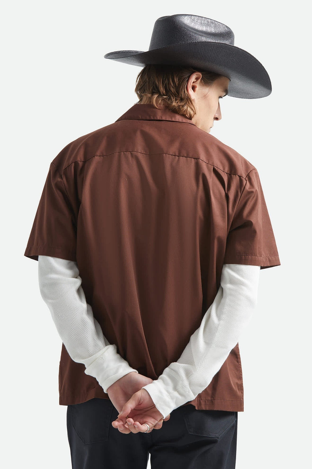 Builders Olson Short Sleeve Shirt - Chocolate