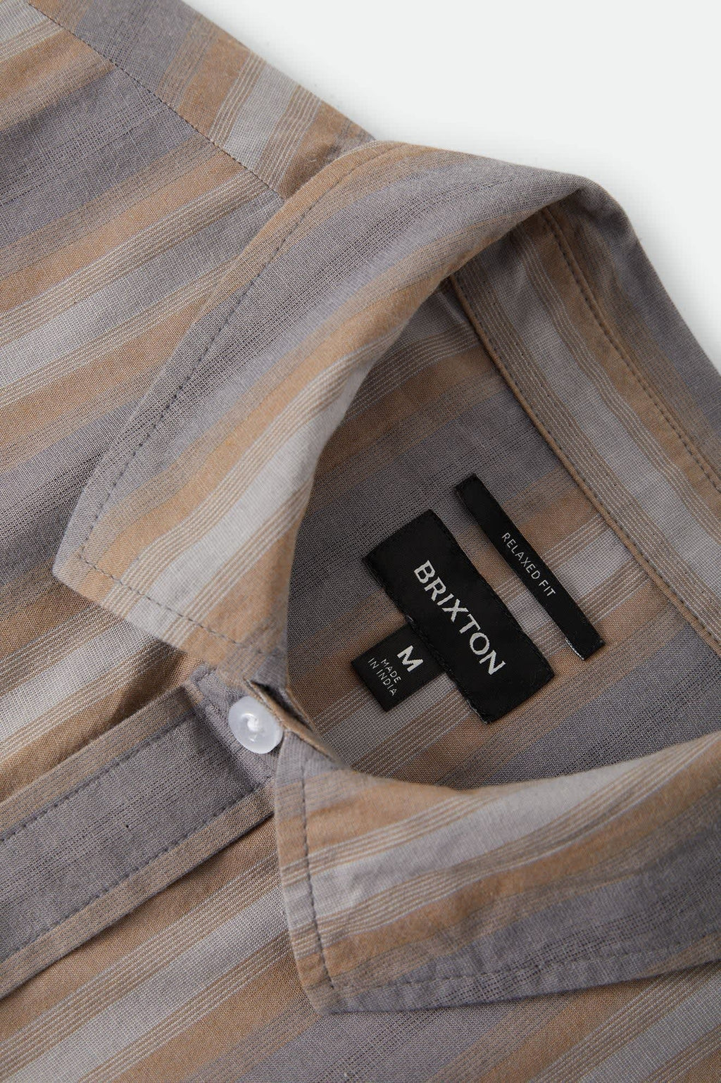 Cru Shirt - Charcoal Shadow Stripe