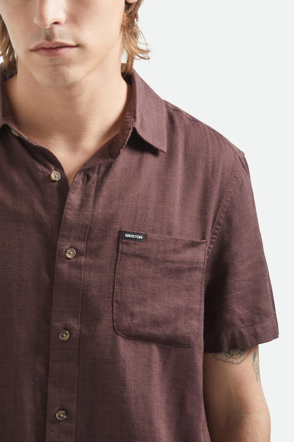 Charter Slub Shirt - Chocolate
