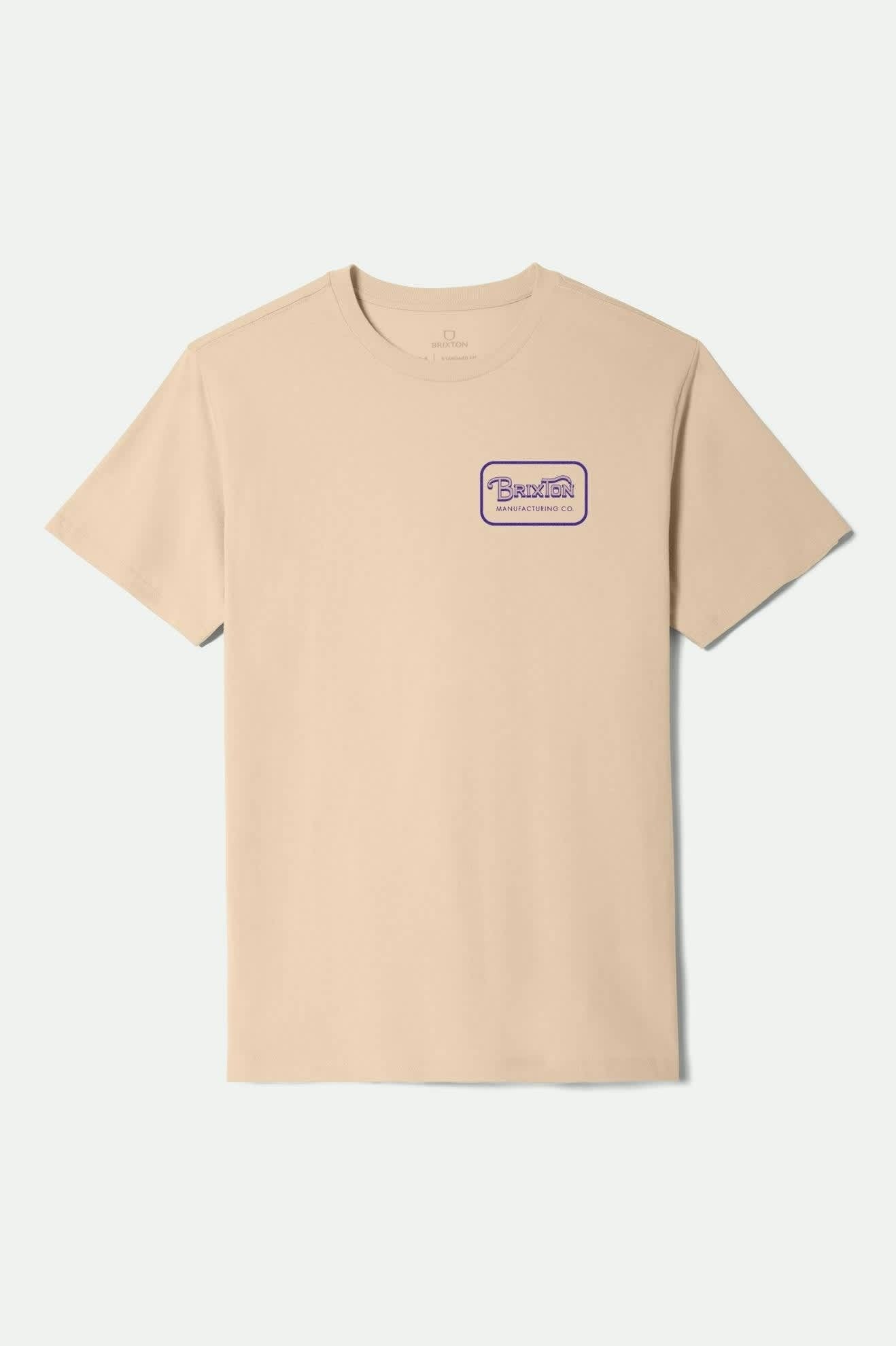 Grade S/S Standard T-Shirt - Cream/Violet