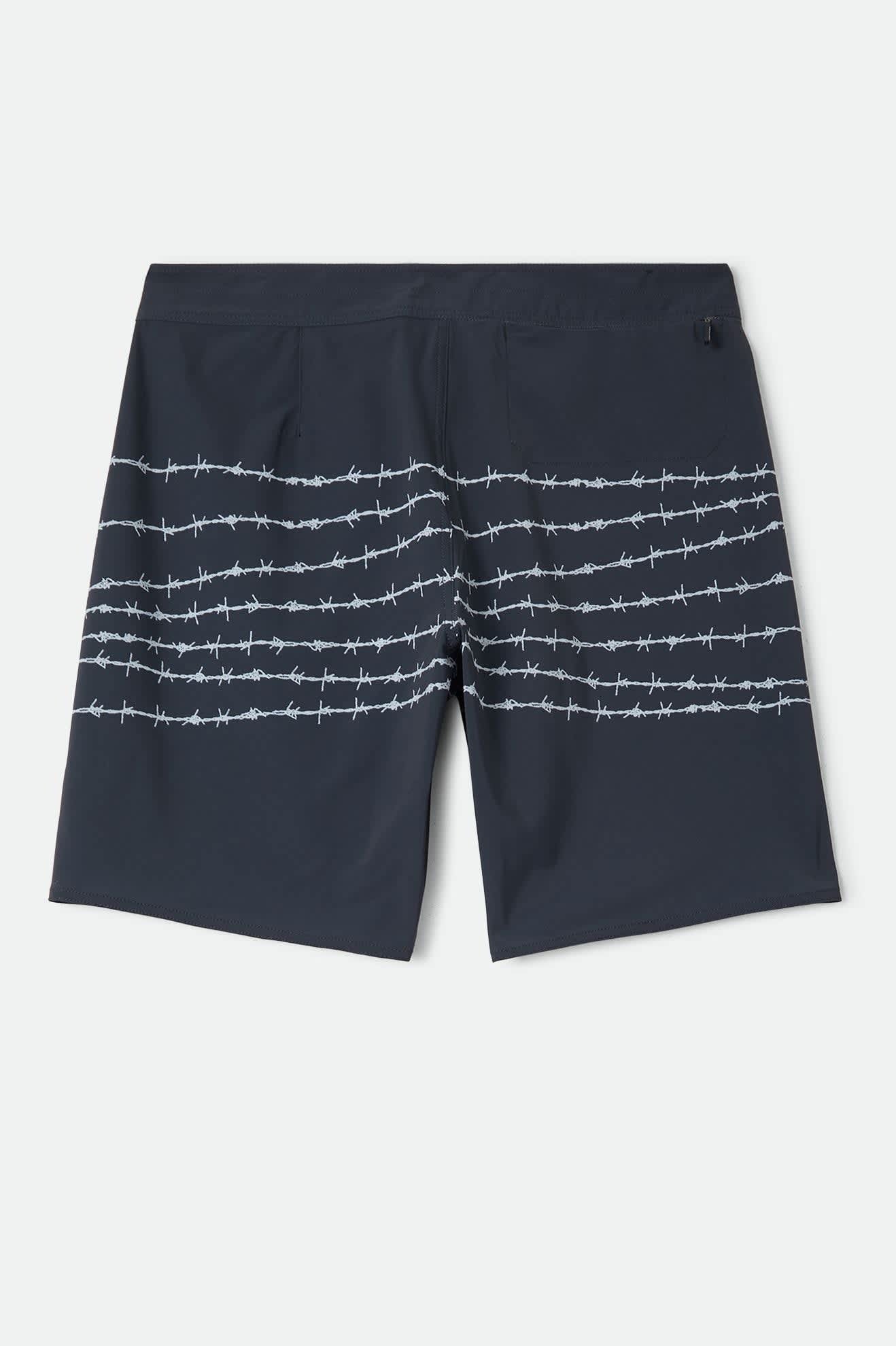 Blitz Boardshort 19" - Black/Barb Wire