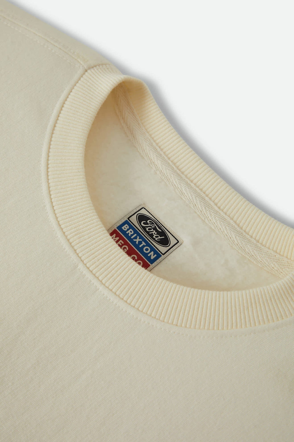 Ford Built Tough Crew Fleece - Wimbledon White