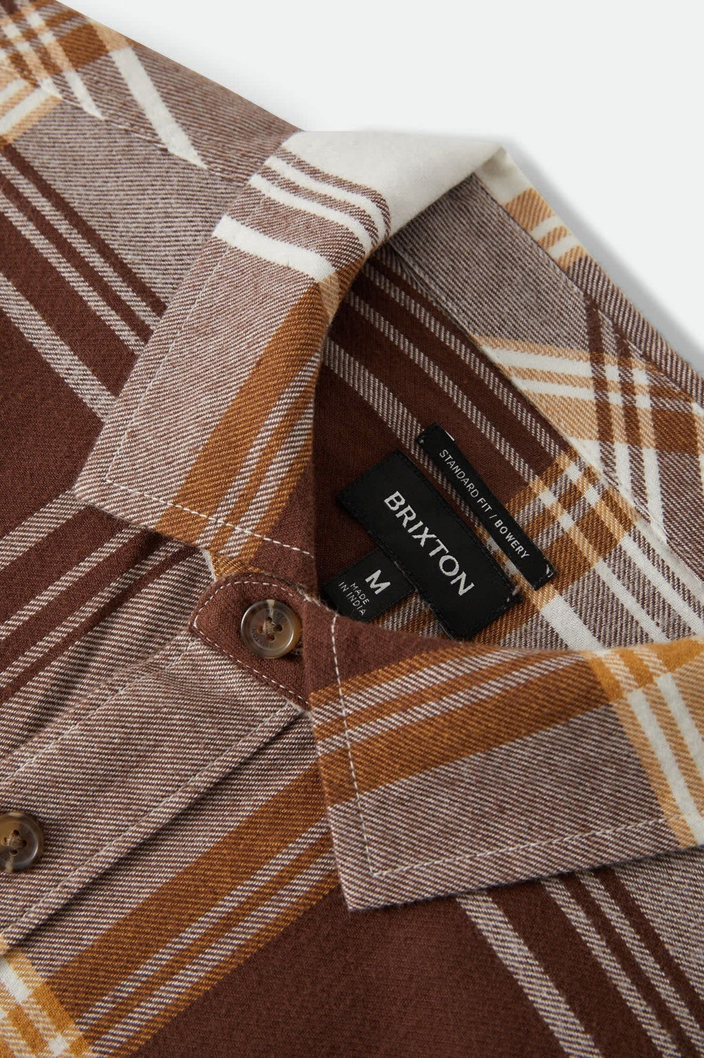 Bowery Lightweight Ultra Soft Flannel - Chocolate/Off White