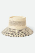 Lilith Panama Bucket Hat - Natural/Black