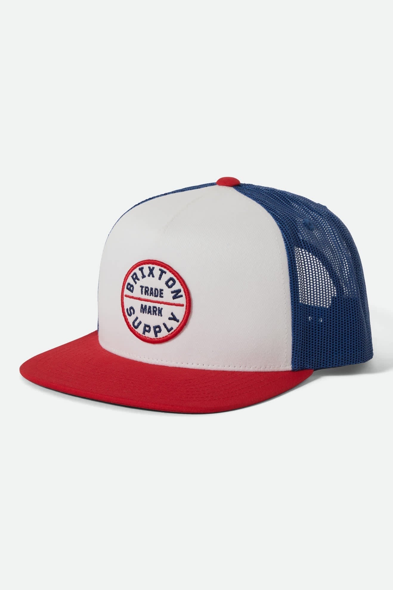Oath Trucker Hat - White/Midnight Blue/Adrenaline Rush