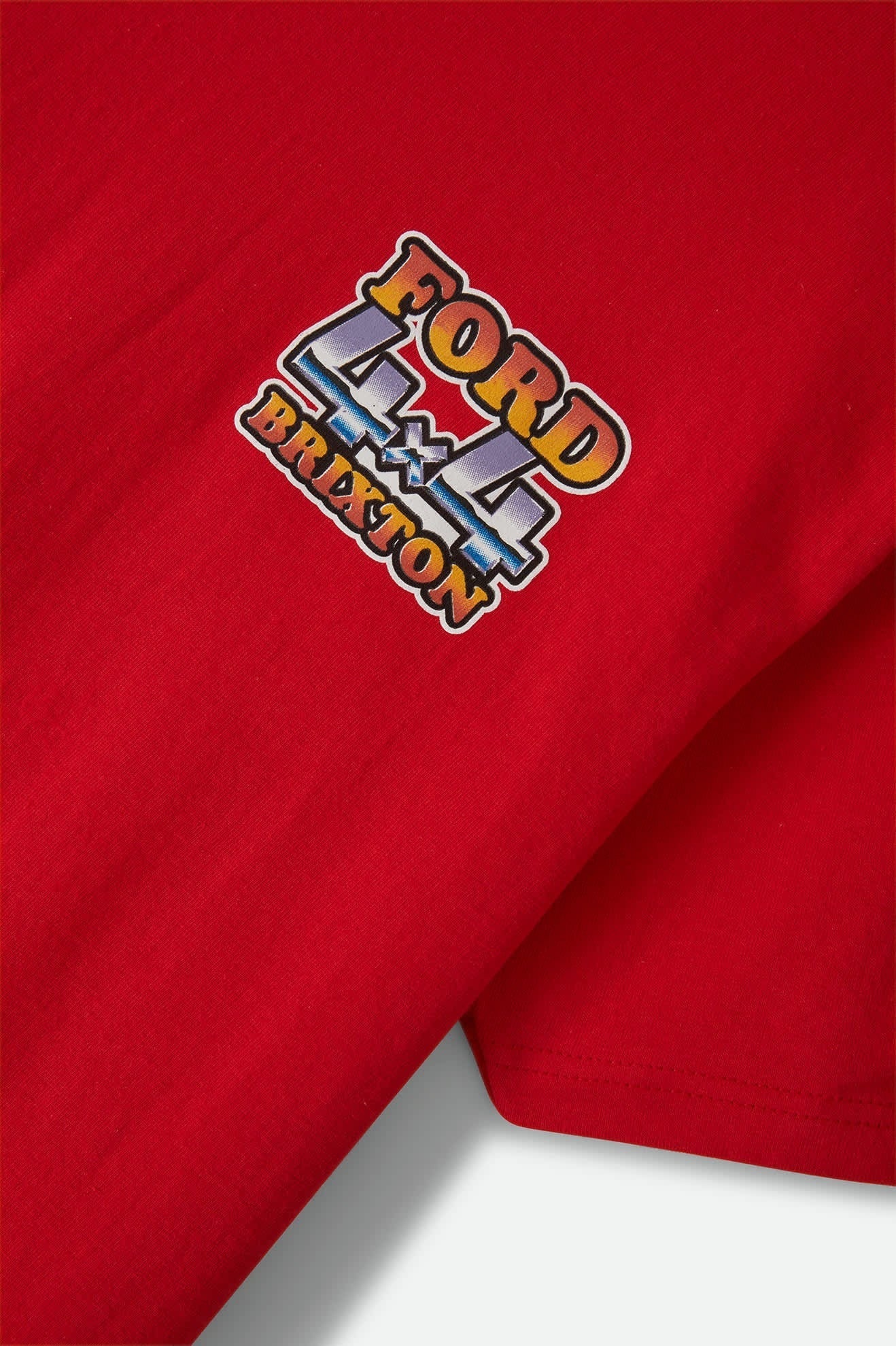 Ford 4x4 Chrome T-Shirt - Rangoon Red