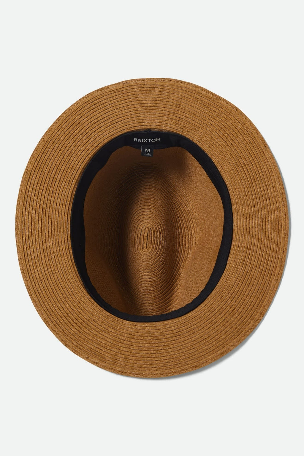 Roma Straw Packable Fedora - Dark Tan/Primal Green