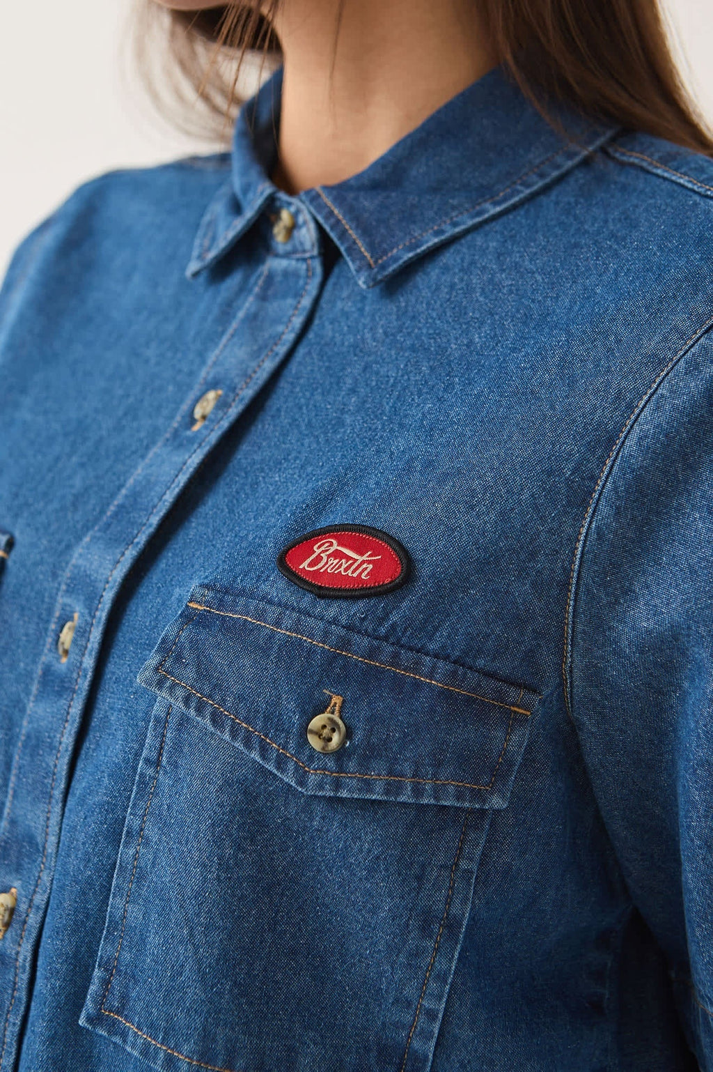 Mechanics Women's Shirt - Medium Chambray
