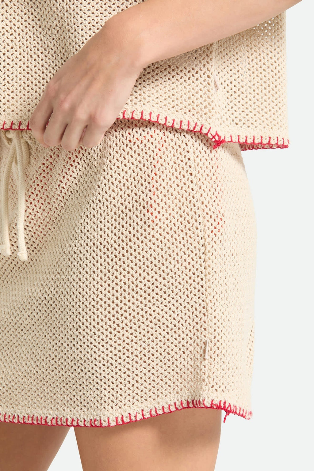 Mini Crochet Skirt - Timeless Taupe