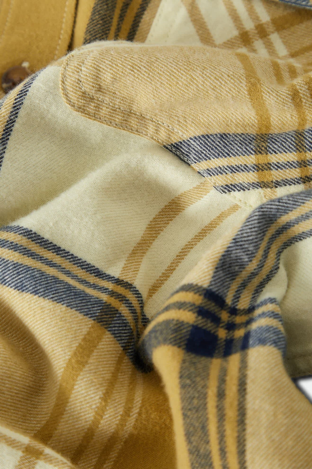 Bowery Lightweight Ultra Soft Flannel - Yellow/Dusted Ochre