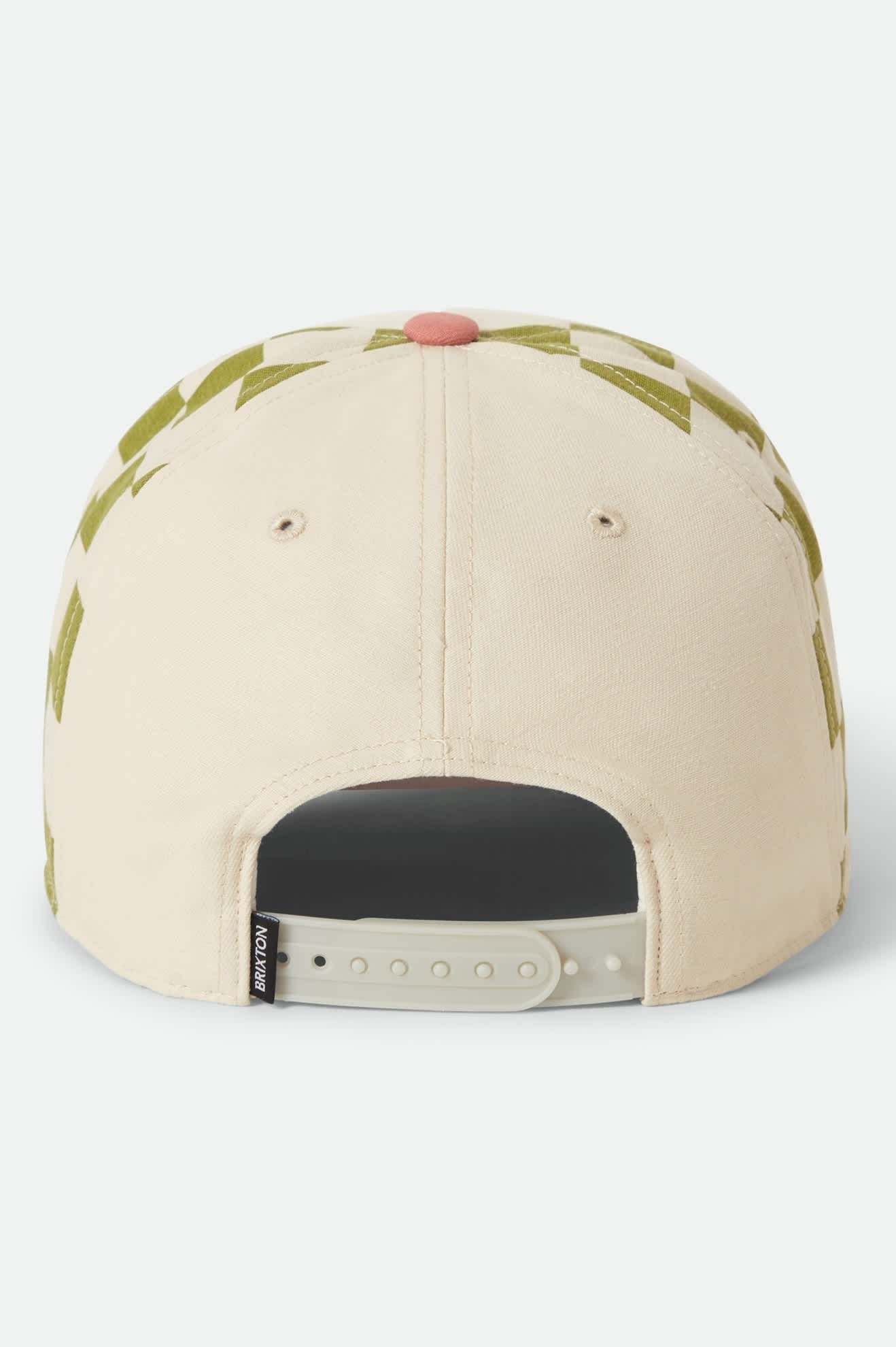 Slow Down Snapback - Sublime Green Gingham/Whitecap/Italian Clay