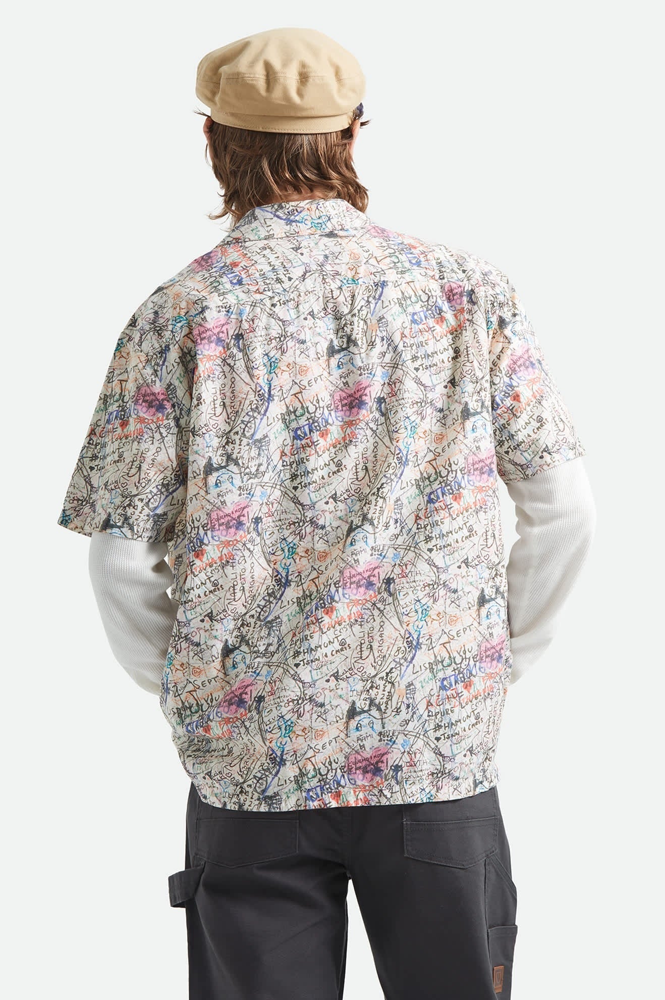Cru Print Short Sleeve Shirt - Graffiti