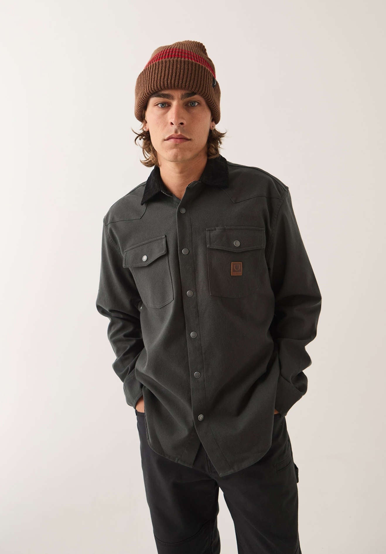 Bowery Builders Ranch Performance Flannel - Black