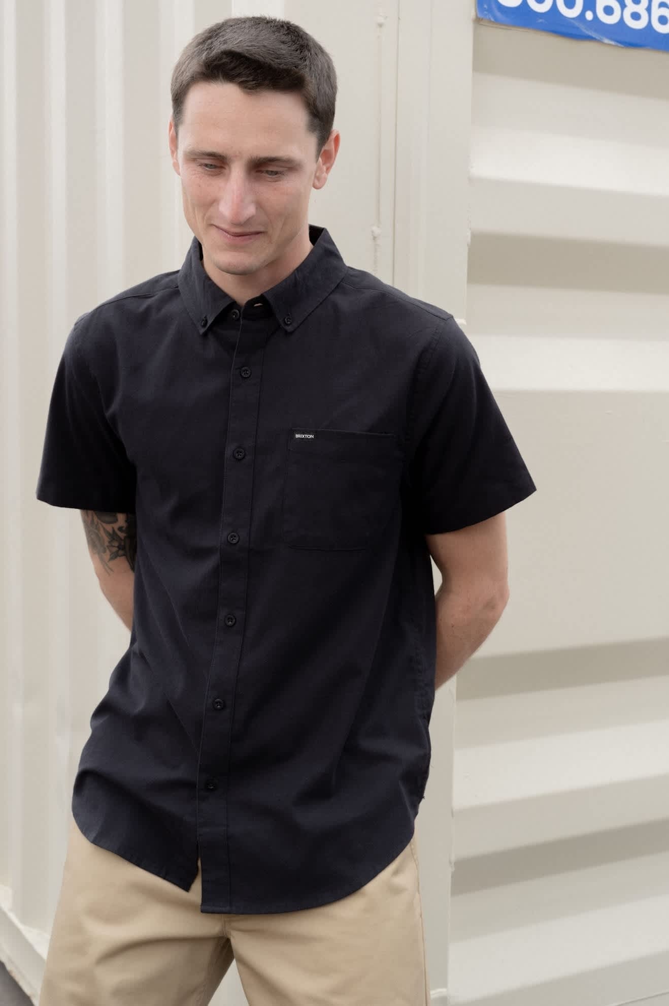 Sanford Oxford Woven - Black