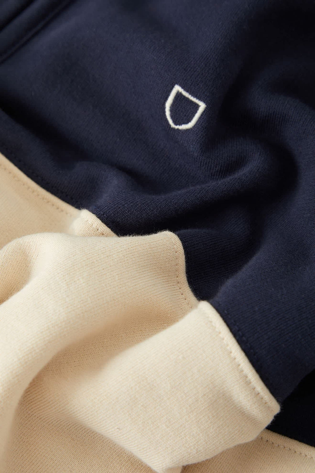 Danville Quarter Zip Fleece - Navy/Whitecap