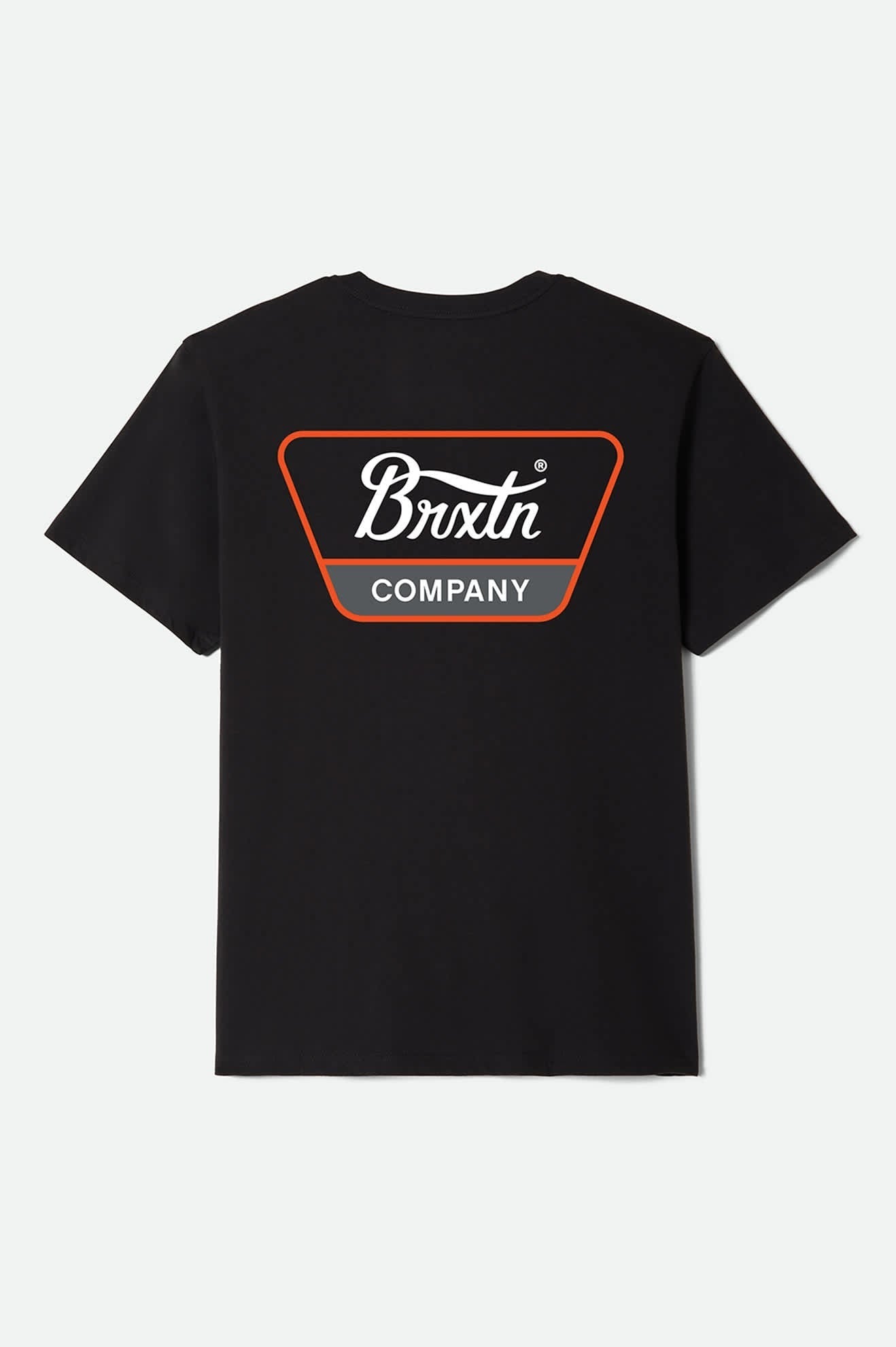 Linwood Short Sleeve Standard T-Shirt - Black/White/Classic Orange