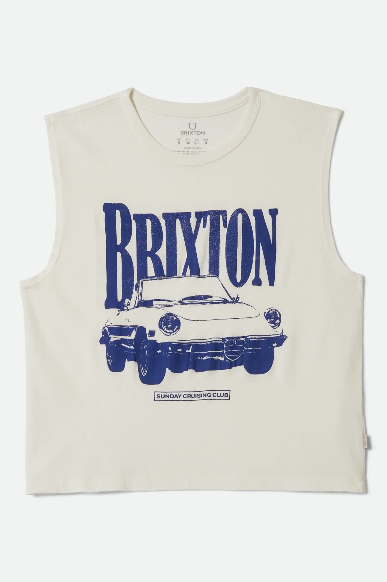 Sunday Cruising Club Muscle Tank - Vintage White