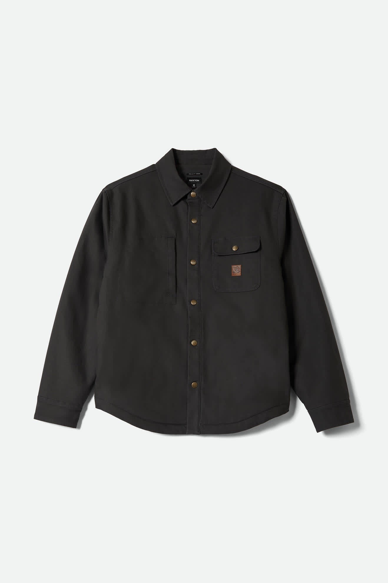 Builders Stretch L/S Overshirt - Washed Black