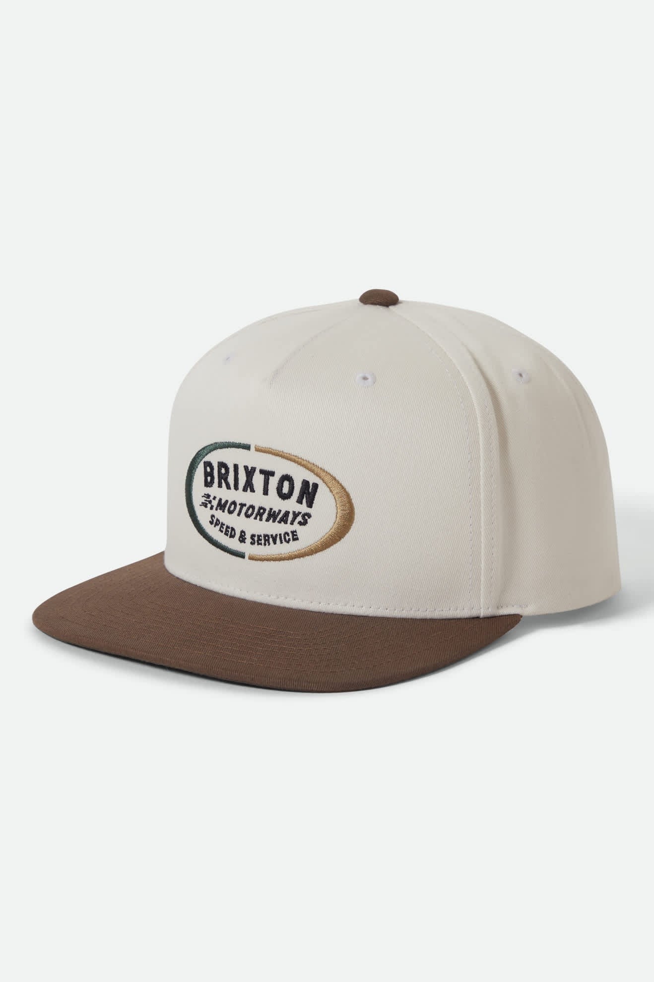 Rhett Snapback - Off White/Pinecone Brown