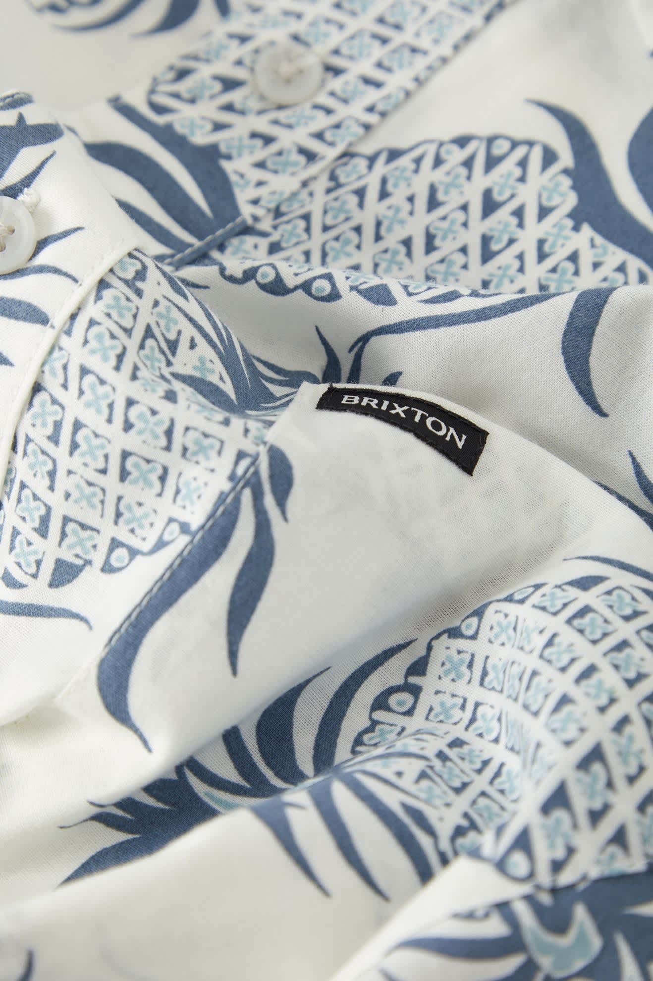 Charter Print Shirt - Off White Pineapple