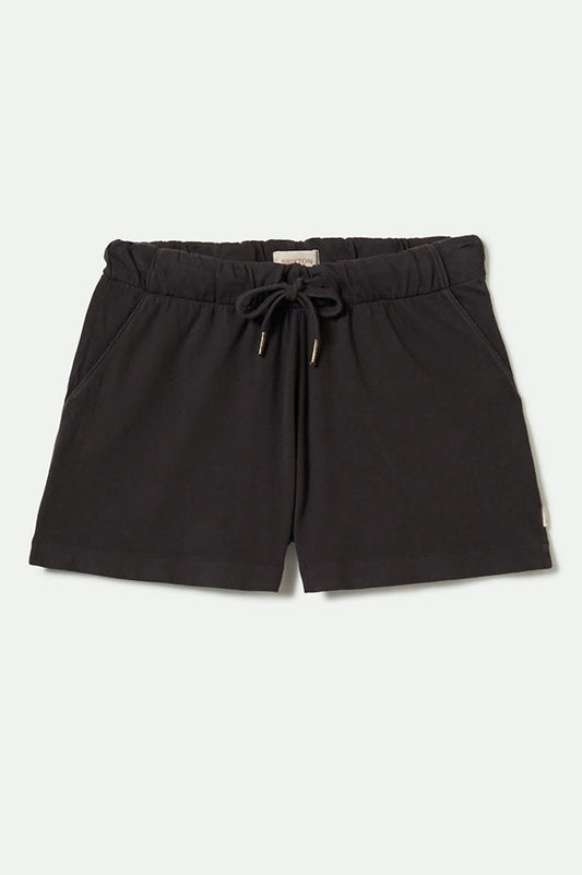 Carefree Organic Garment Dyed Lounge Short - Black