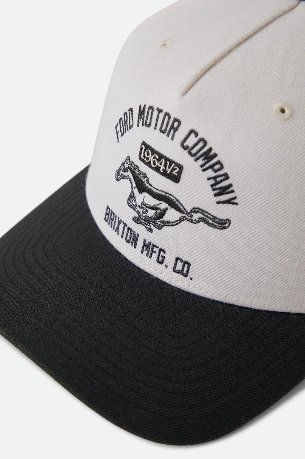 Ford Mustang Snapback - Wimbledone White/Burnt Rubber
