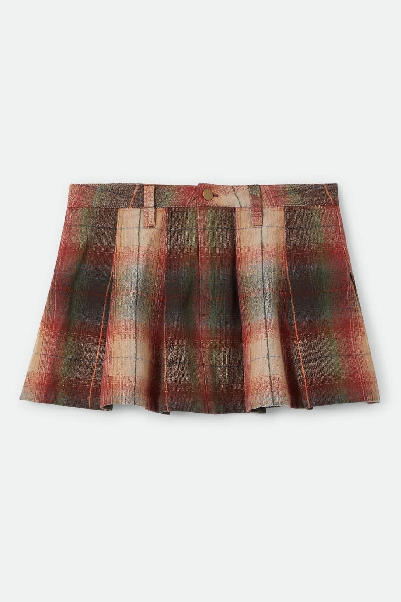 Pleated Mini Skirt - Multi Shadow