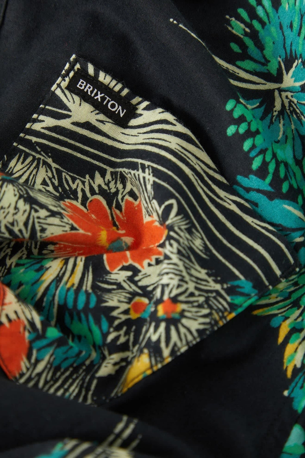 Charter Print Shirt - Black/Floral