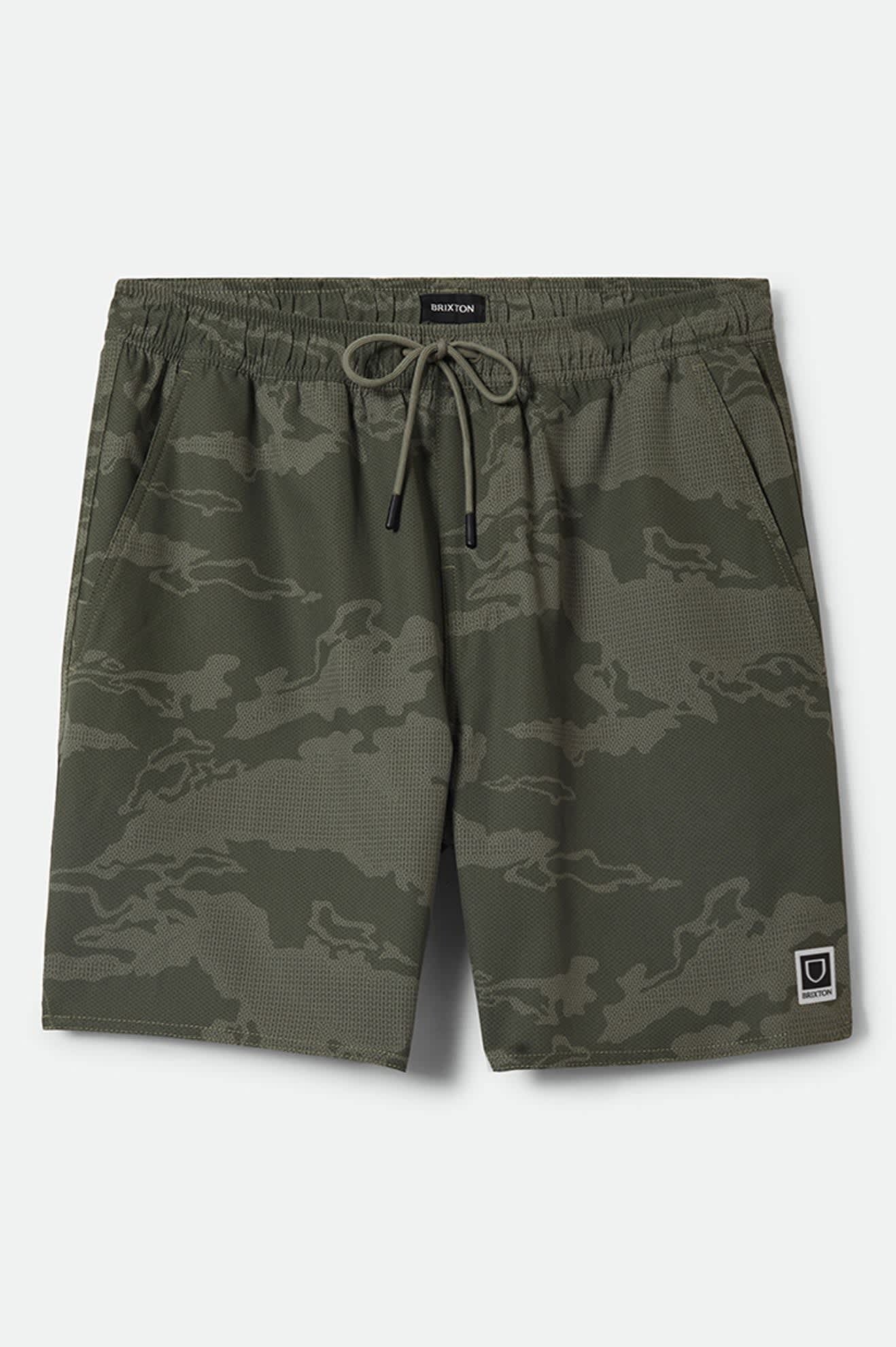 Journey Active Short - Olive Tiger Camo
