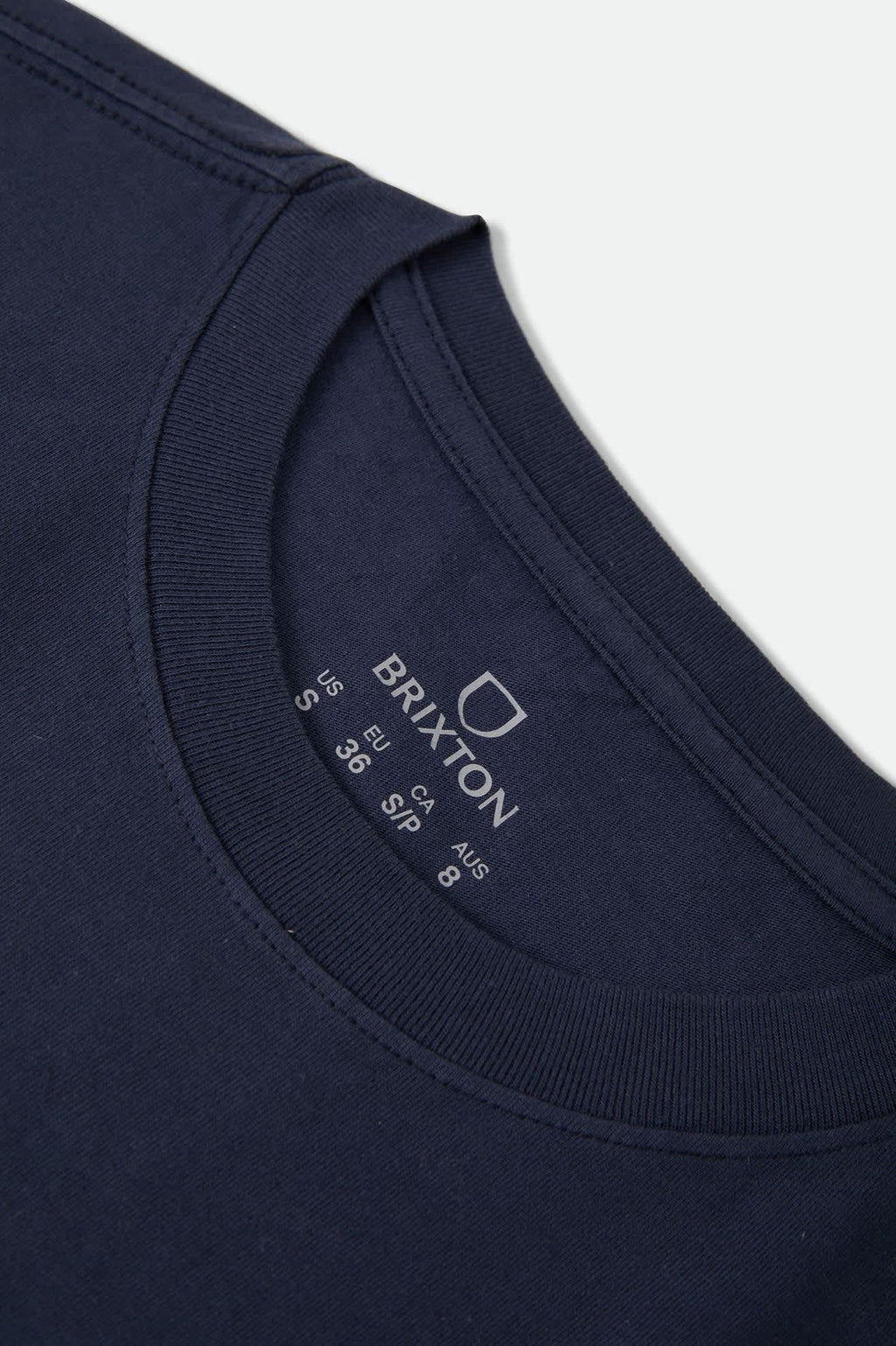 Cherryland Boxy Cropped Crew - Washed Navy