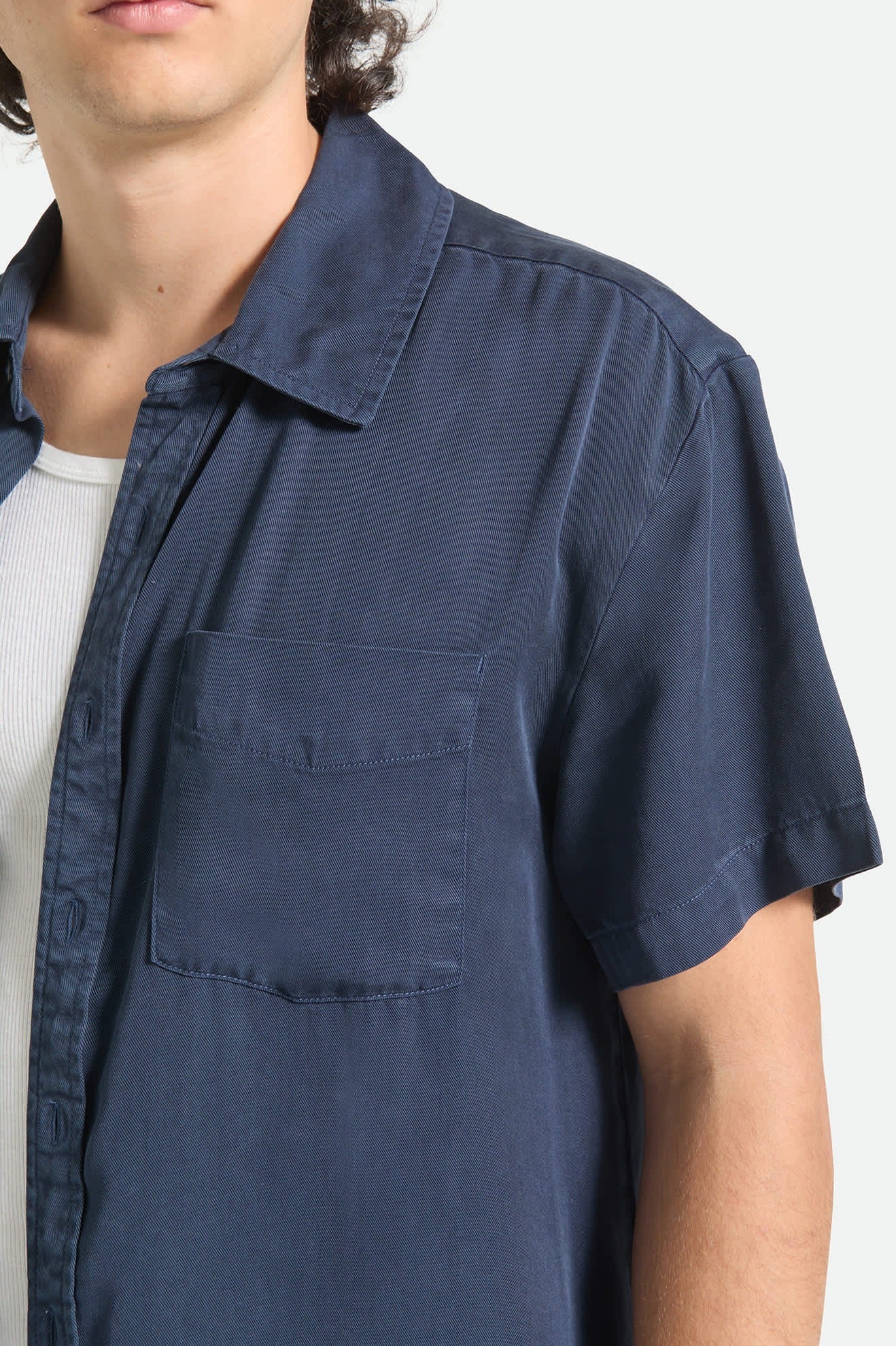 Cooling Comfort Short Sleeve Shirt - Midnight Navy
