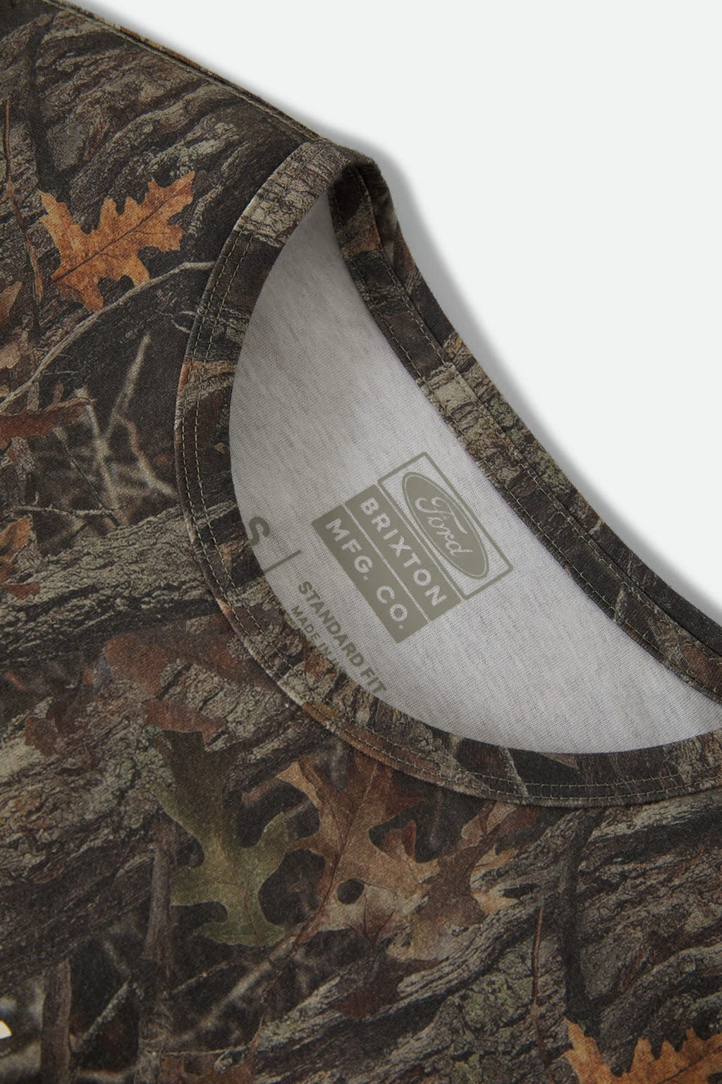 Ford x Brixton T-Shirt - Boxwood Green