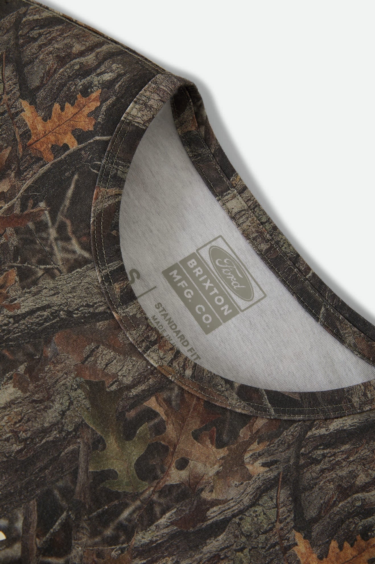 Ford x Brixton T-Shirt - Boxwood Green