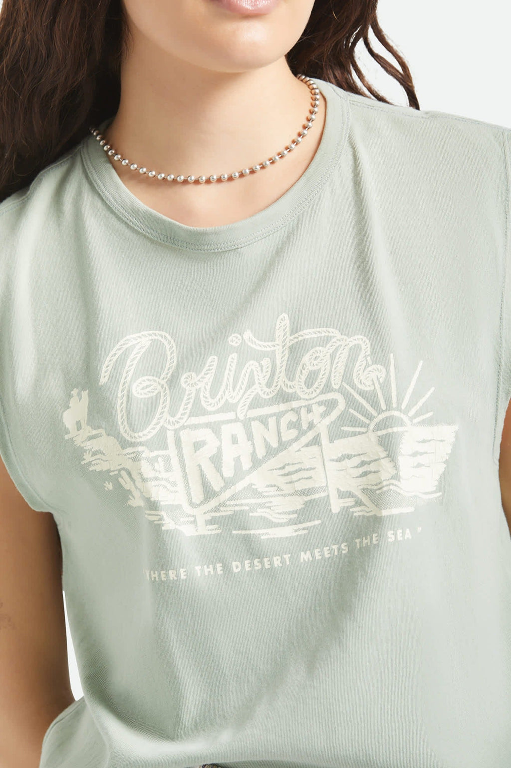 Brixton Ranch Muscle Tank - Sage Green
