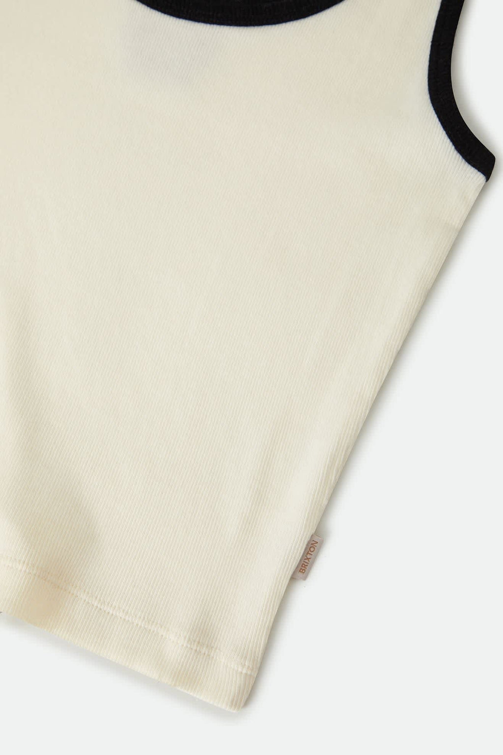 Ringer Organic A-Tank - Off White/Black