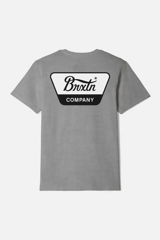 Linwood S/S Standard T-Shirt - Heather Grey/Black/White