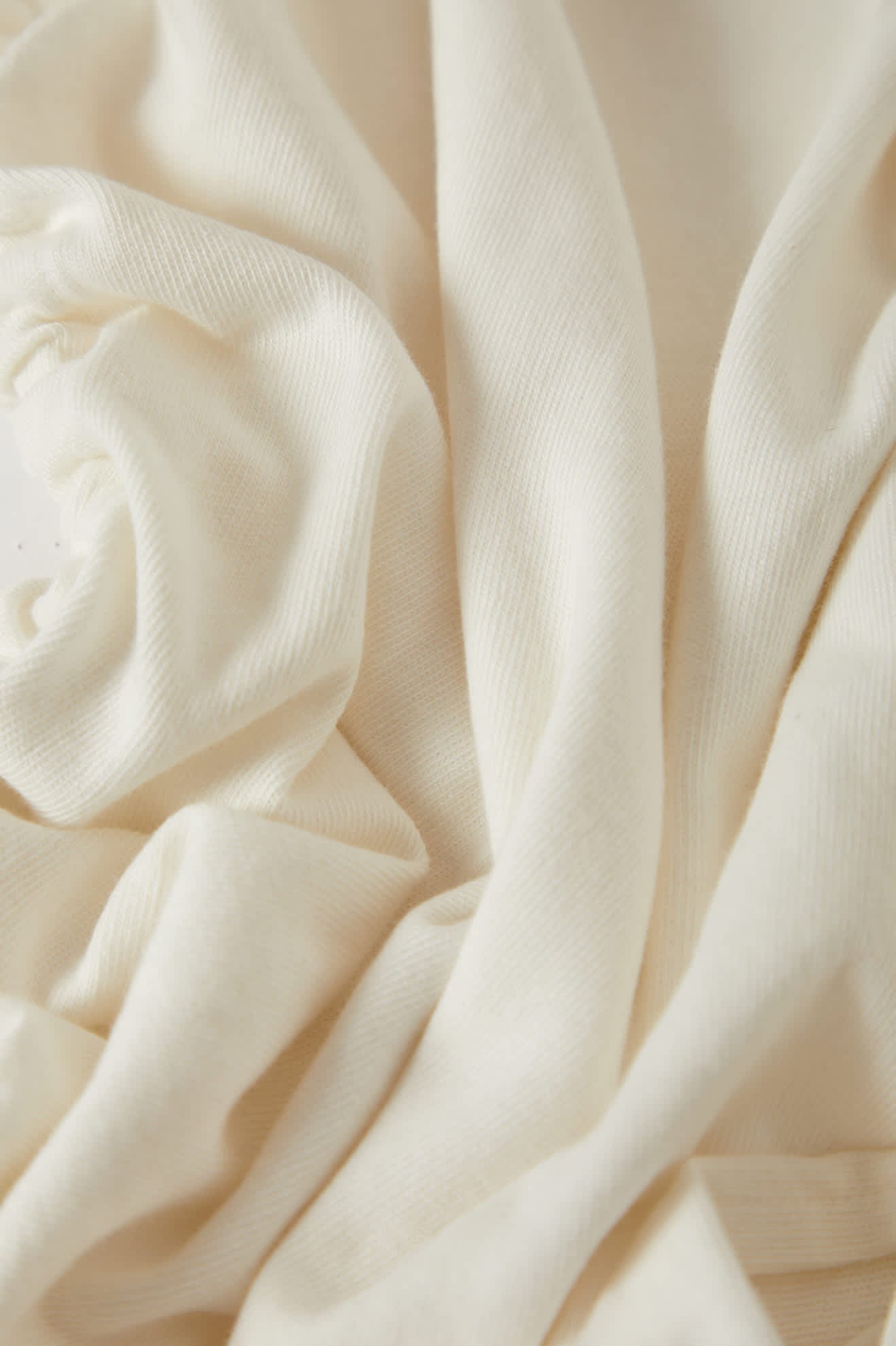 Carefree Organic Garment Dye Cinch T-Shirt - Off White