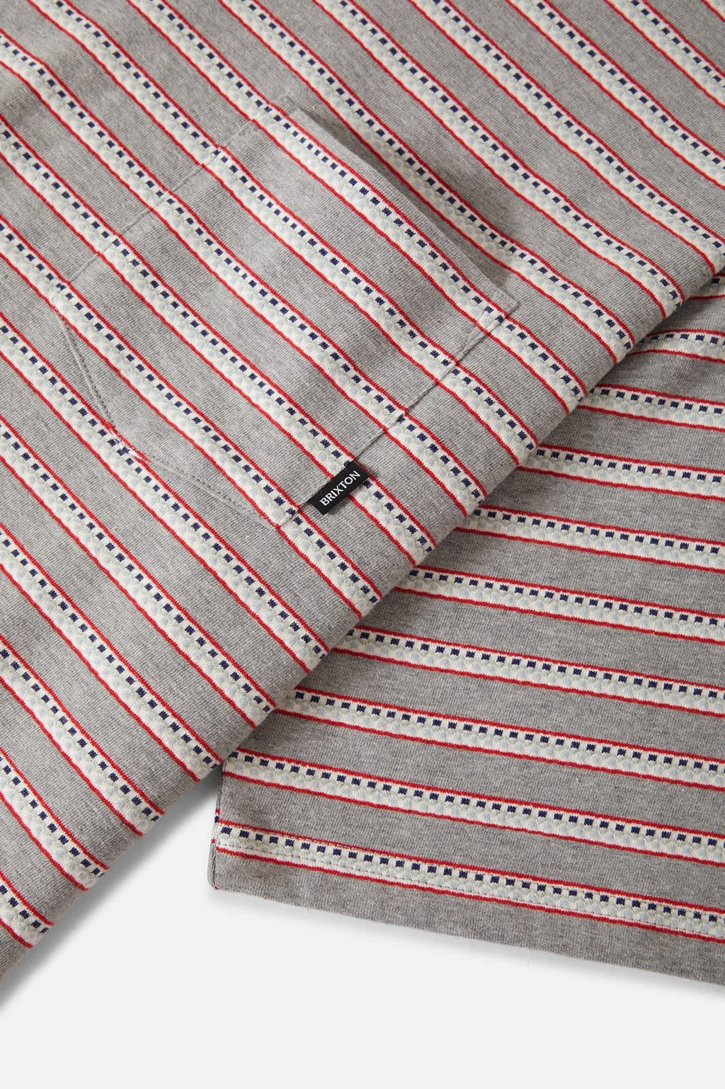 Poolside Pique Box Crop T-Shirt - Heather Grey