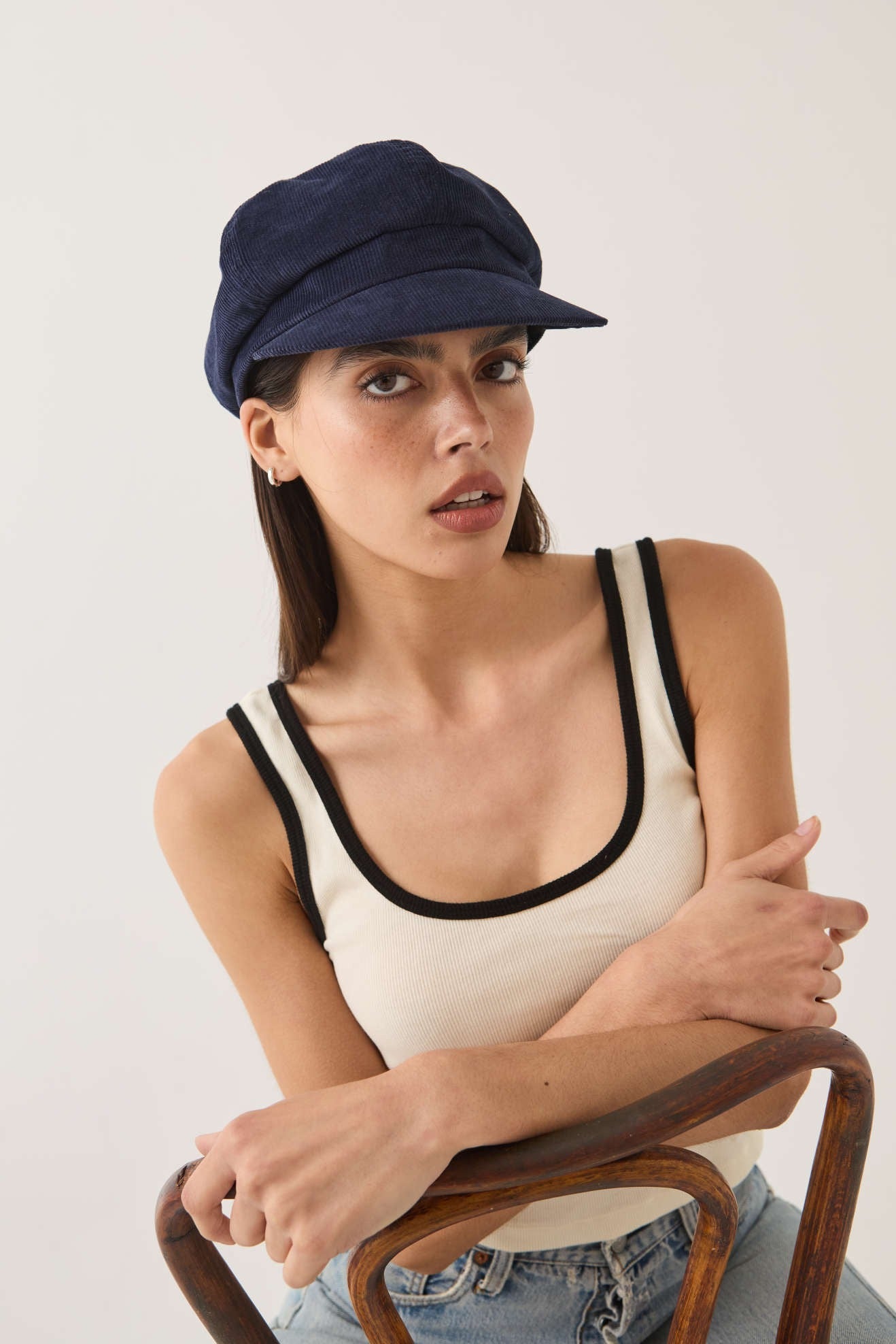 Bailey Cap - Navy Corduroy