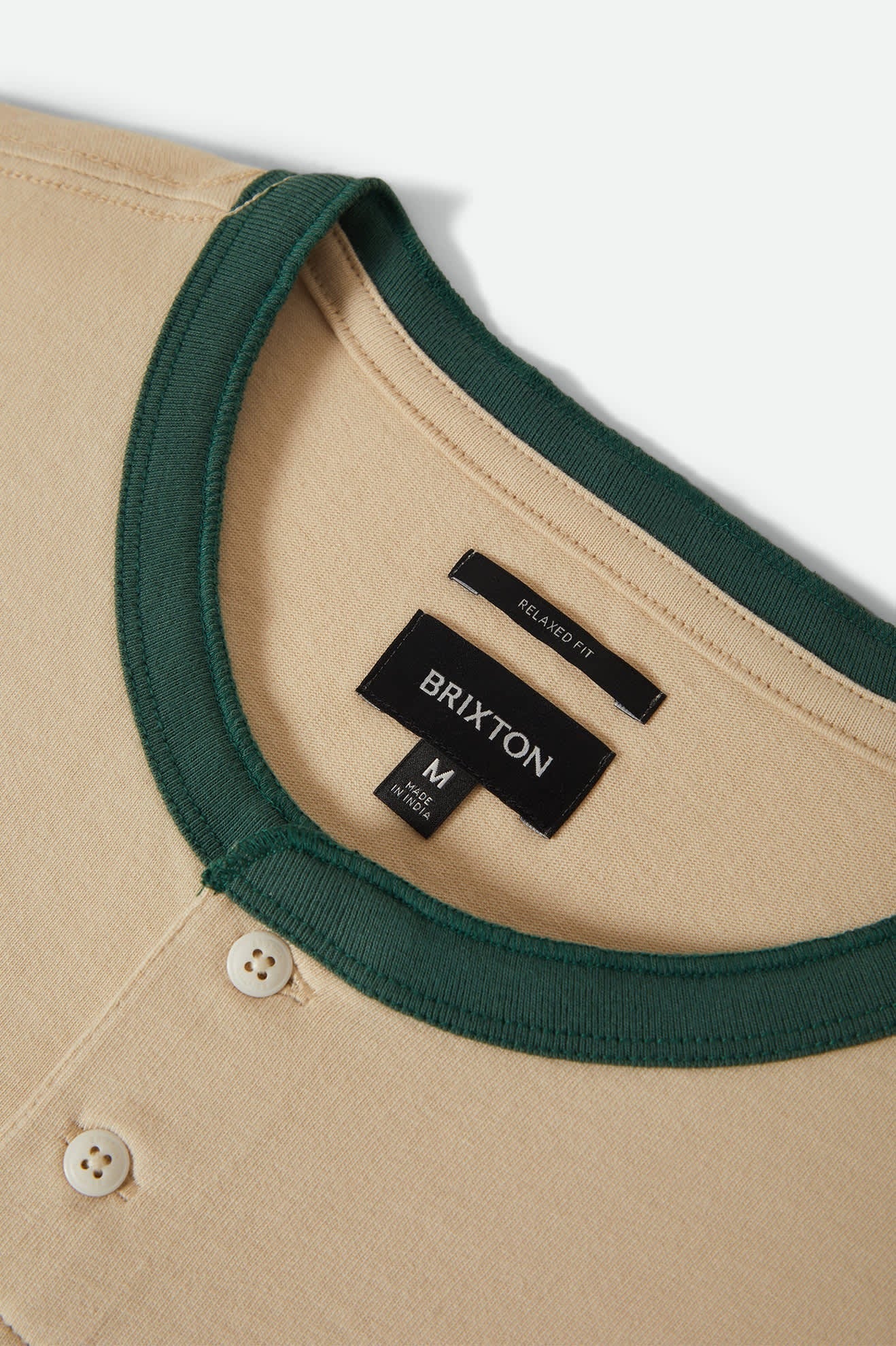 Boxy Short Sleeve Baseball T-Shirt - Whitecap/Primal Green