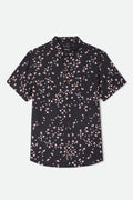 Charter Slub Short Sleeve Shirt - Black/Pink