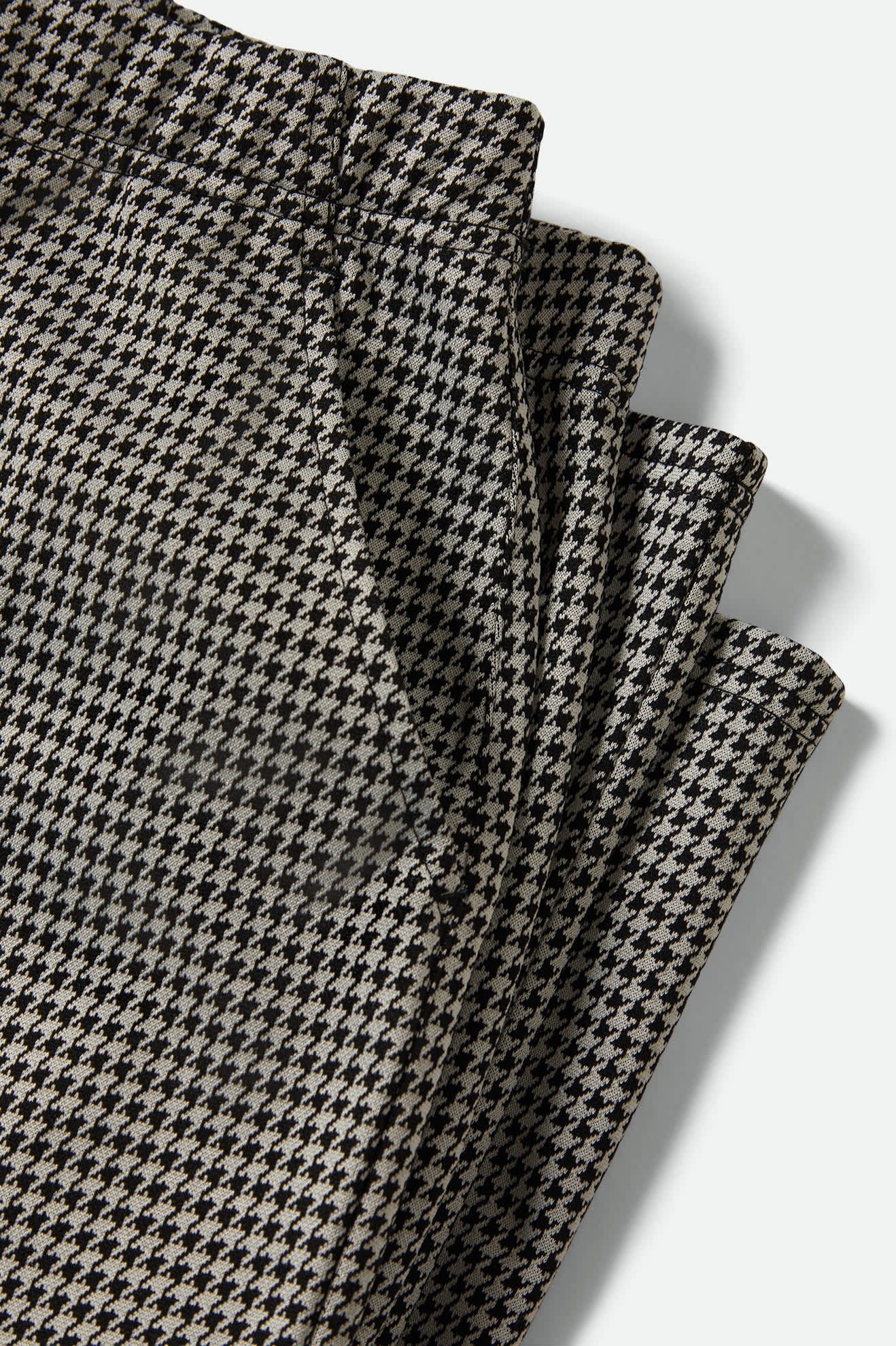 Houndstooth Leisure Trouser Pant - Winter White/Black