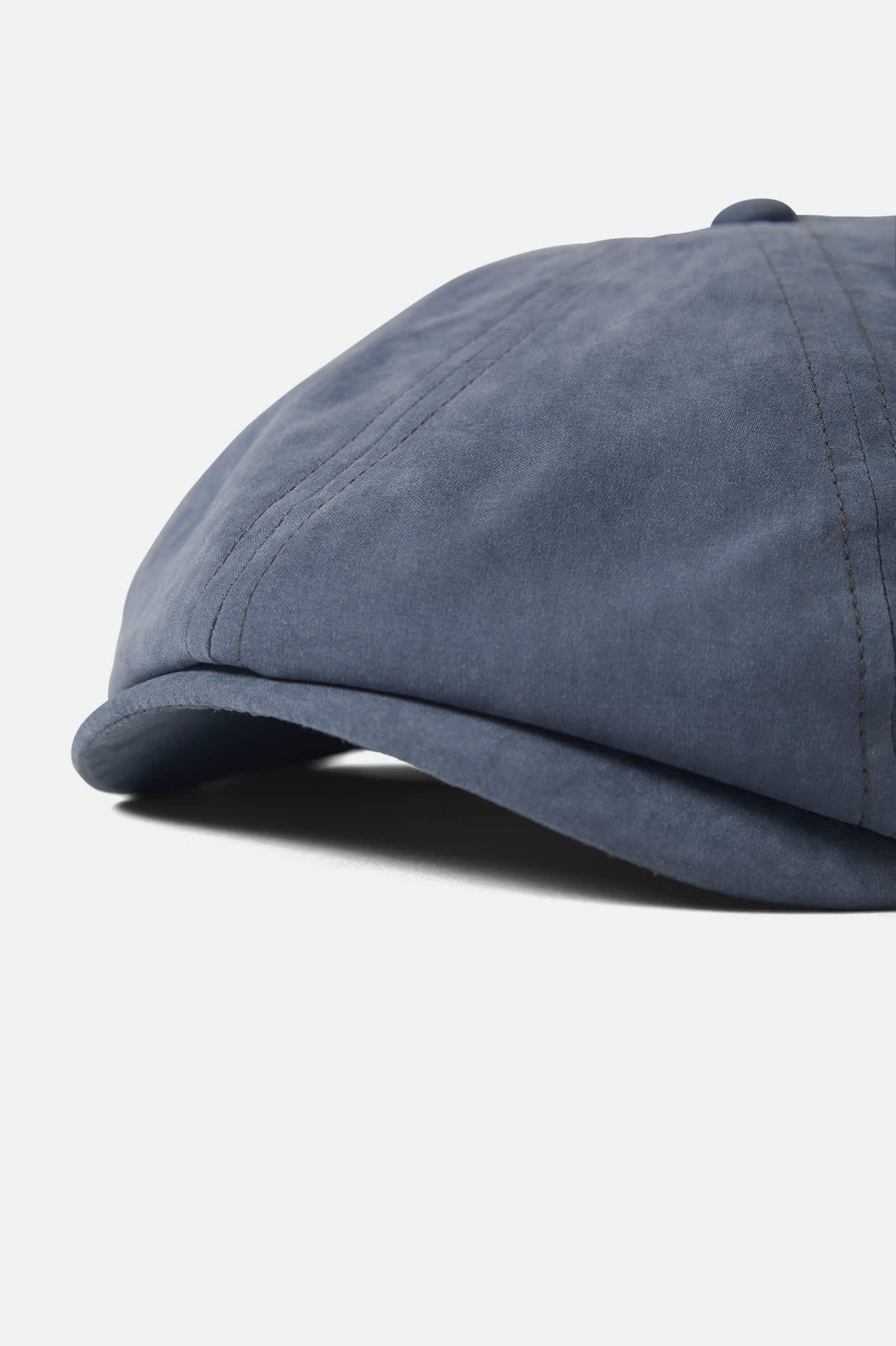 Brood Newsboy Cap - Slate Blue Brushed Satin