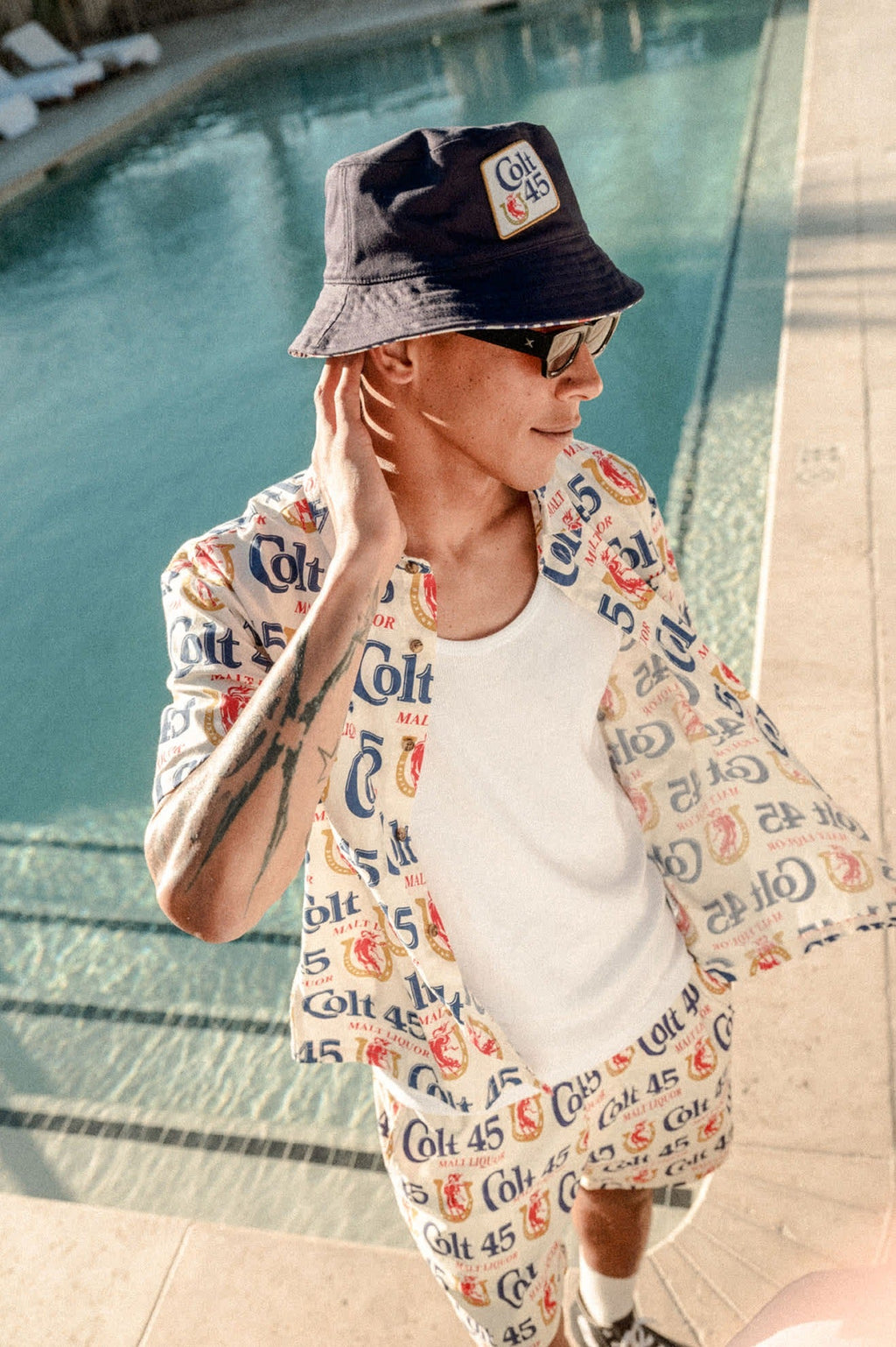 Colt 45 X Brixton Short Sleeve Shirt - Multi