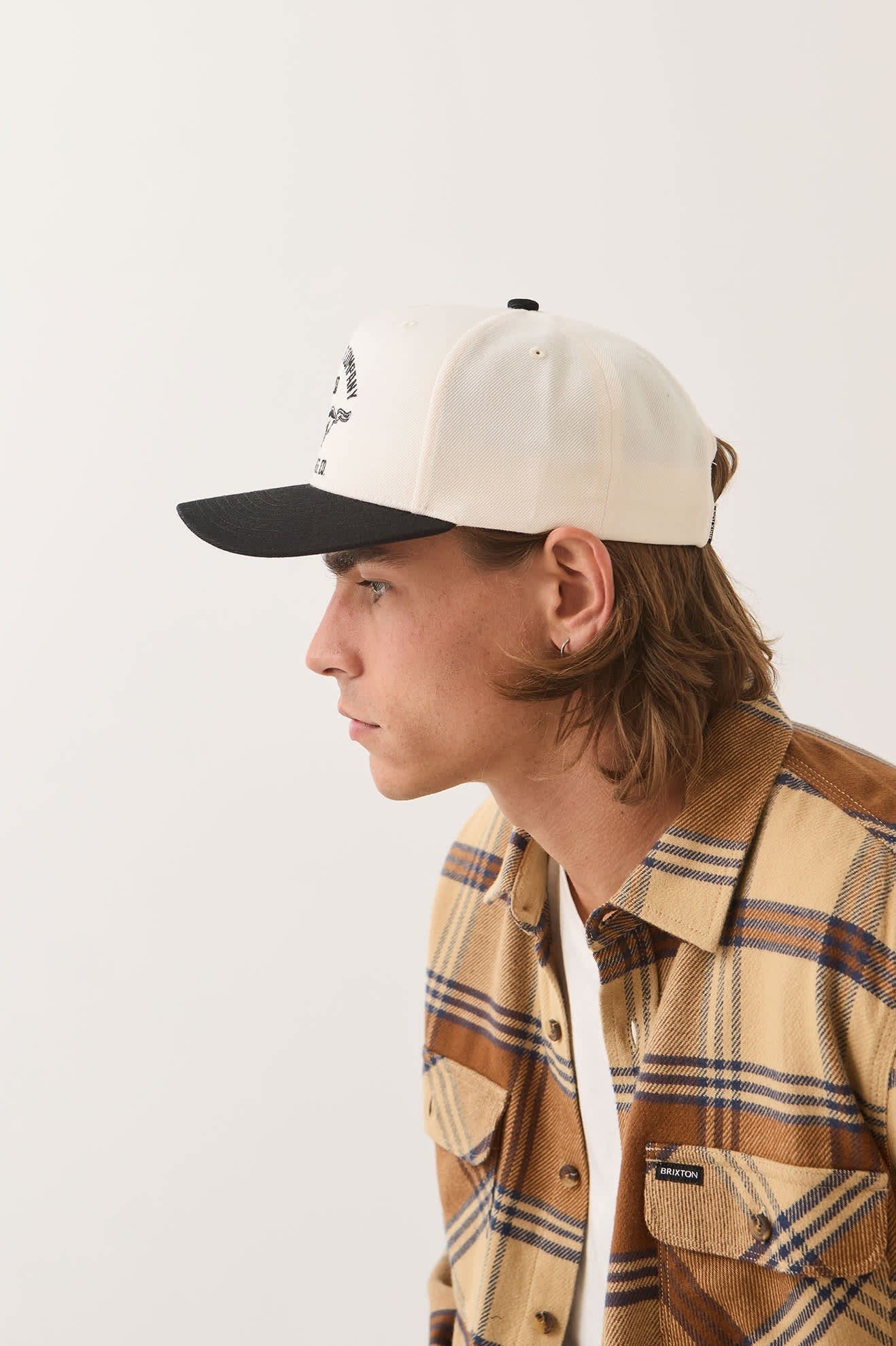 Ford Mustang Snapback - Wimbledone White/Burnt Rubber