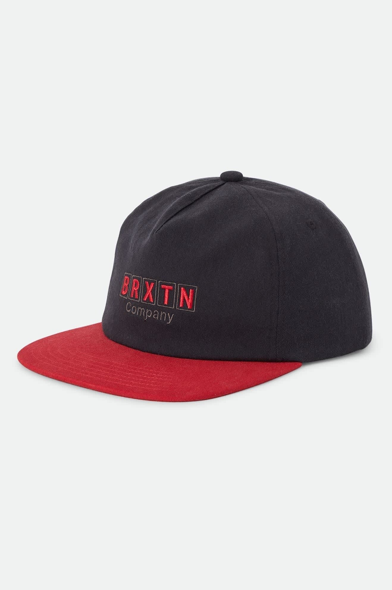 Blocked Snapback - Black/Red