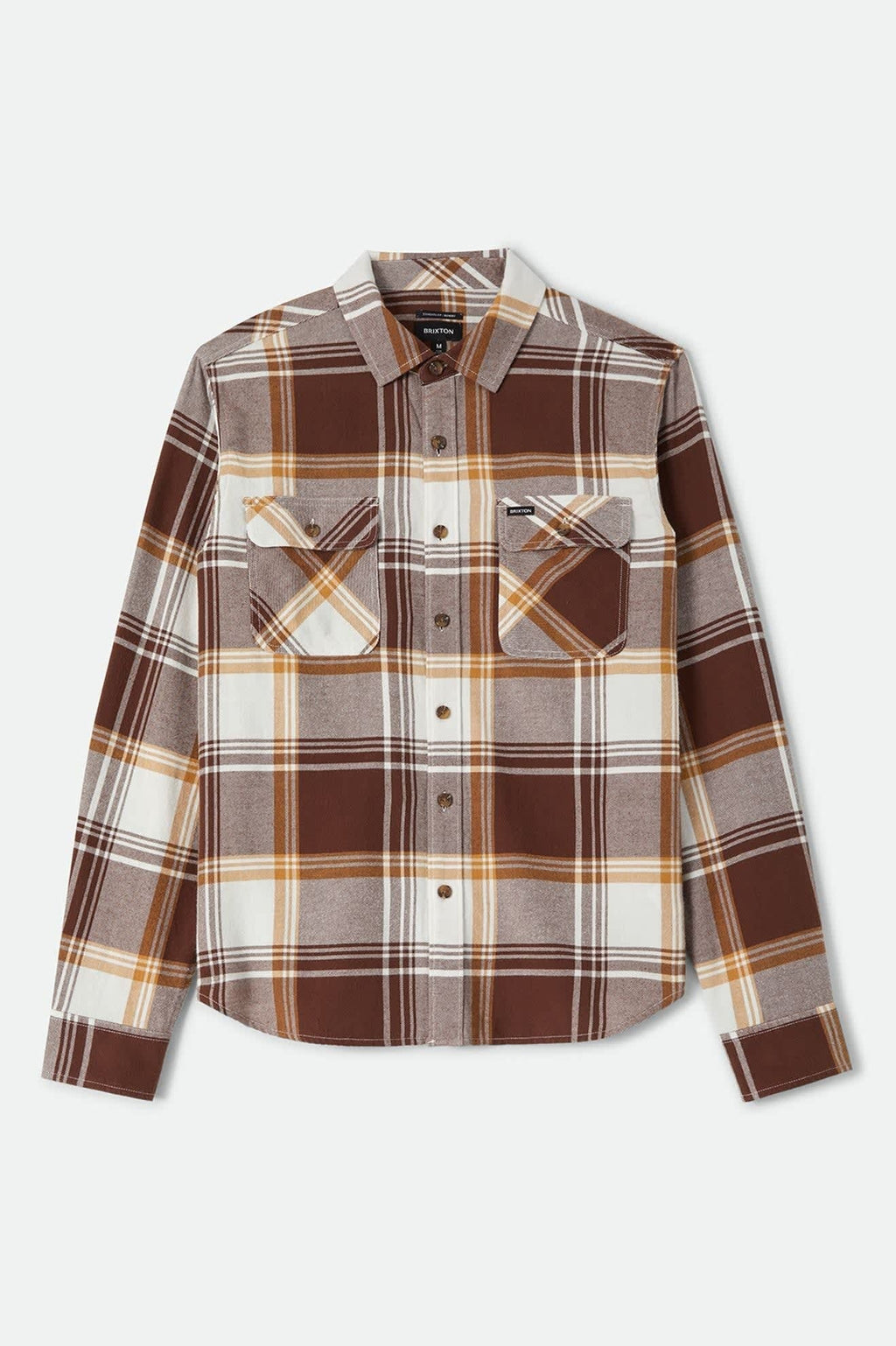 Bowery Lightweight Ultra Soft Flannel - Chocolate/Off White