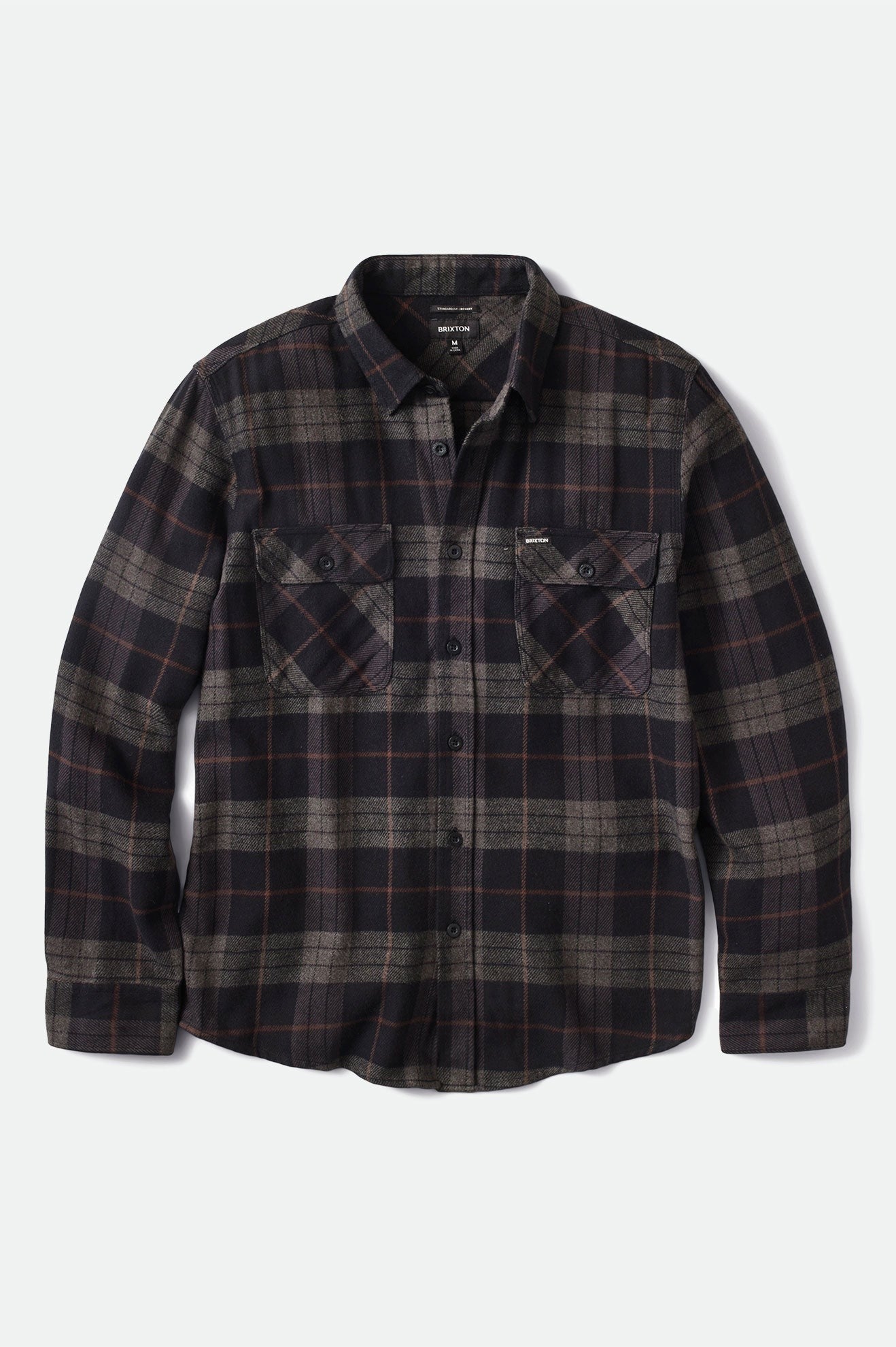 Bowery Flannel - Black/Charcoal
