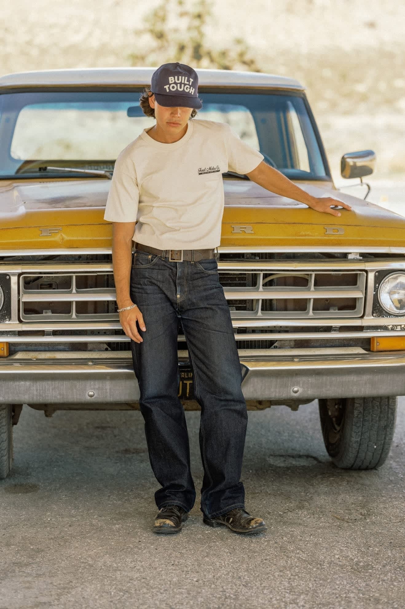Ford 71 Pickup T-Shirt - Wimbledon White