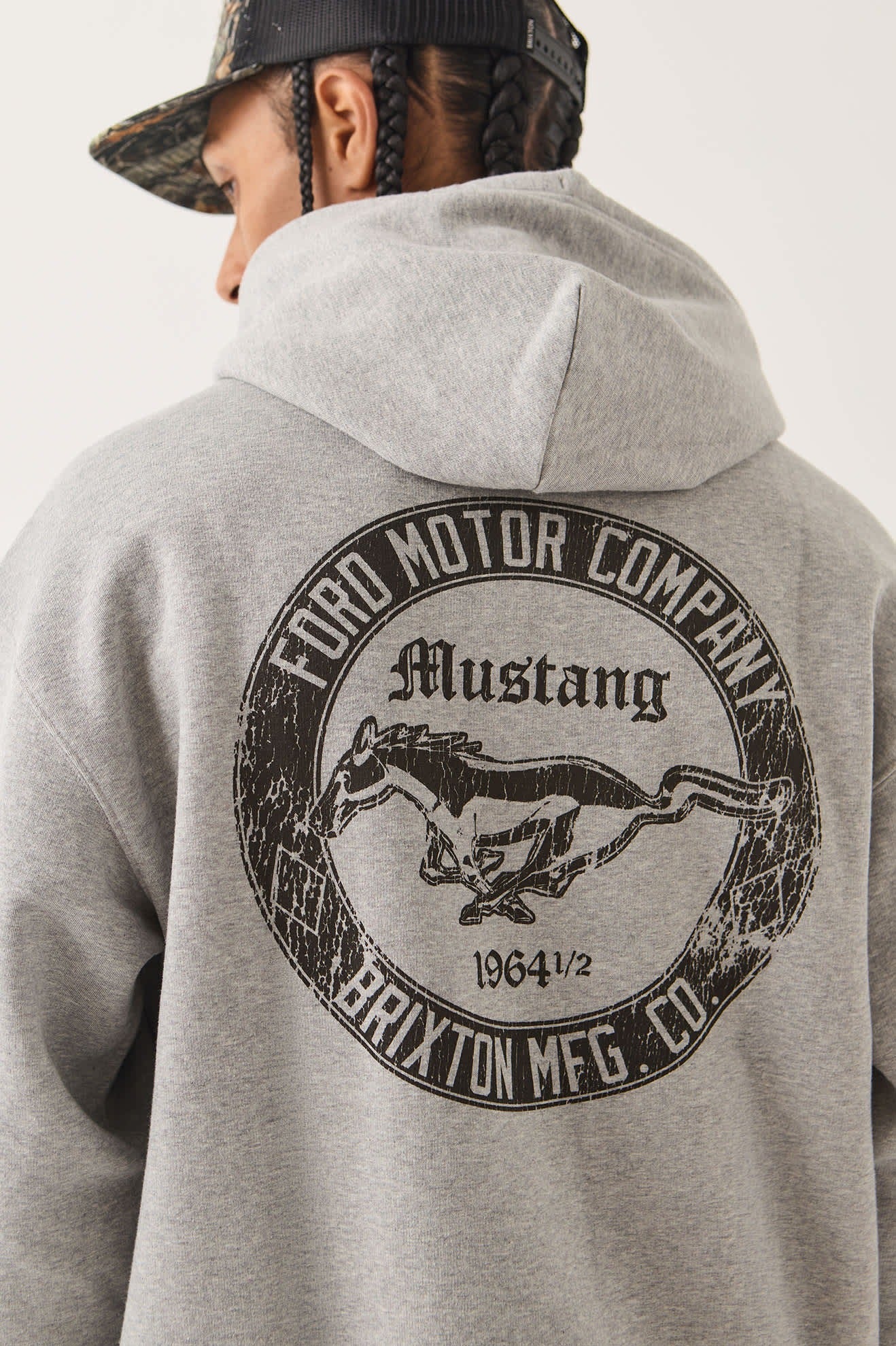 Ford Mustang Hood - Heather Grey